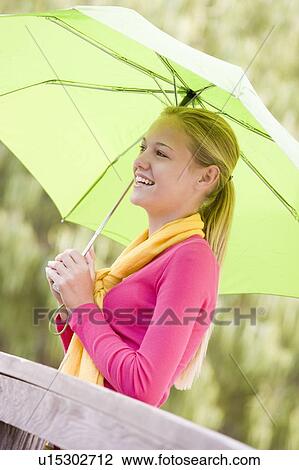 Portrait Of Teenage Girl Outdoors View Large Photo Image Stock Image - Portrait Of Teenage Girl Outdoors . Fotosearch