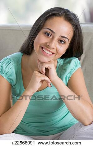 Portrait Of Teenage Girl View Large Photo Image Stock Image - Portrait Of Teenage Girl . Fotosearch