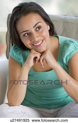 Stock Photography - Portrait Of Teenage Girl . Fotosearch