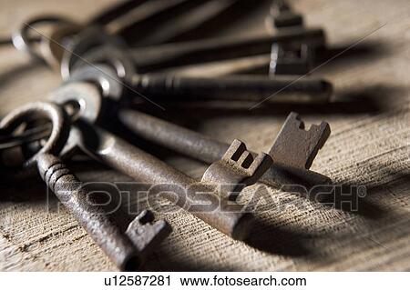 Ring Of Old Keys View Large Photo Image Stock Image - Ring Of Old Keys. Fotosearch