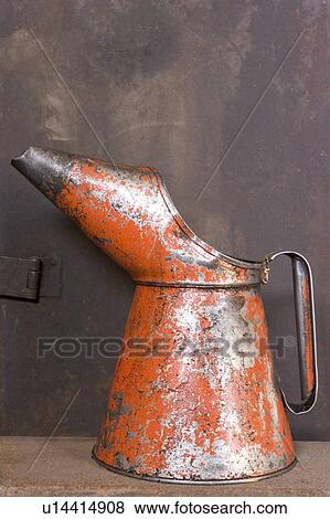 Rusty Oil Can View Large Photo Image Stock Photo - Rusty Oil Can. Fotosearch