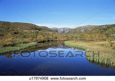 Scenic view of river View Large Photo Image Stock Photo - Scenic view of river. Fotosearch