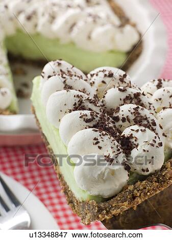 Slice Of Keylime Pie View Large Photo Image Stock Photo - Slice Of Keylime Pie. Fotosearch