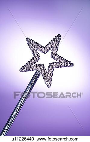 Stock Image - Star Shaped Wand. Fotosearch