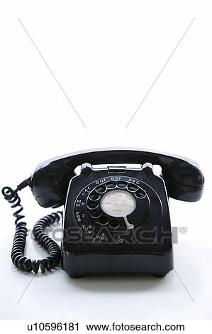 Studio Shot Of A Black Rotary Phone View Large Photo Image Stock Image - Studio Shot Of A Black Rotary Phone. Fotosearch