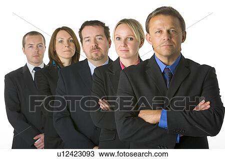 Stock Image - Team Of Business People. Fotosearch