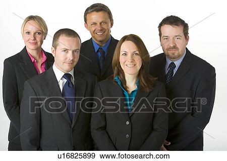 Stock Photo - Team Of Business People. Fotosearch