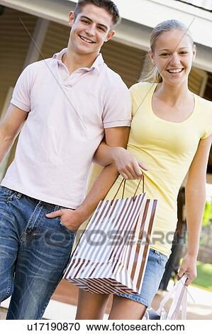 Stock Image - Teenage Couple. Fotosearch