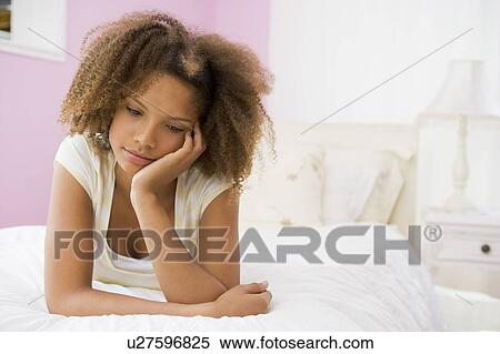 Teenage Girl Lying On Bed View Large Photo Image Stock Photography - Teenage Girl Lying On Bed. Fotosearch
