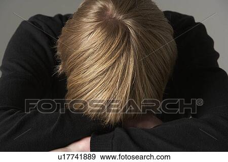 Stock Photo - Depressed Teenage Boy. Fotosearch