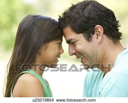 Father And Daughter In Park View Large Photo Image Picture - Father And Daughter In Park. Fotosearch