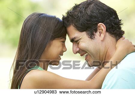 Father And Daughter In Park View Large Photo Image Stock Image - Father And Daughter In Park. Fotosearch
