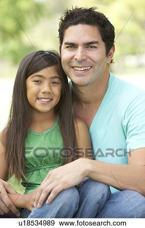Father And Daughter In Park View Large Photo Image Stock Photo - Father And Daughter In Park. Fotosearch