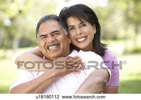 Portrait Of Senior Couple In Park View Large Photo Image Stock Image - Portrait Of Senior Couple In Park. Fotosearch