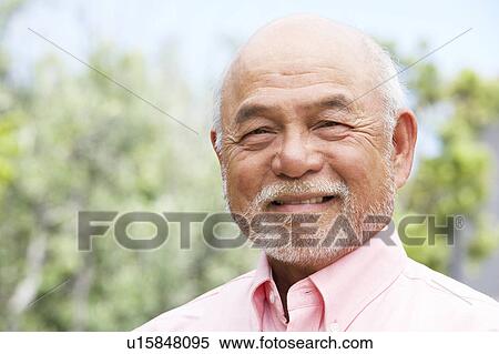 Stock Photography - Portrait Of Smiling Senior Man. Fotosearch