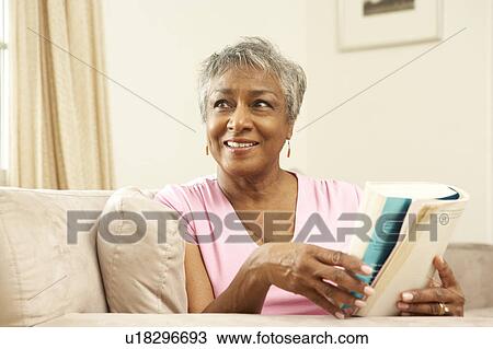 Senior Woman Reading Book At Home View Large Photo Image Stock Image - Senior Woman Reading Book At Home. Fotosearch
