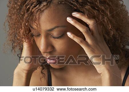 Studio Portrait Of Stressed Teenage Girl View Large Photo Image Stock Image - Studio Portrait Of Stressed Teenage Girl. Fotosearch
