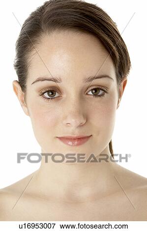 Studio Portrait Of Teenage Girl View Large Photo Image Stock Photo - Studio Portrait Of Teenage Girl. Fotosearch