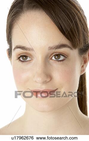 Studio Portrait Of Teenage Girl View Large Photo Image Stock Photograph - Studio Portrait Of Teenage Girl. Fotosearch