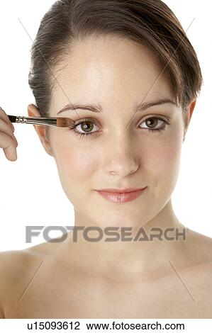 Teenage Girl Applying Make Up View Large Photo Image Stock Image - Teenage Girl Applying Make Up. Fotosearch