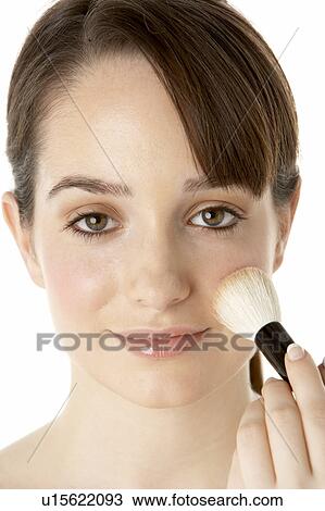 Teenage Girl Applying Make Up View Large Photo Image Stock Image - Teenage Girl Applying Make Up. Fotosearch