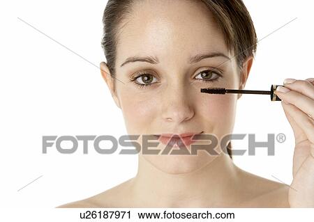 Teenage Girl Applying Make Up View Large Photo Image Stock Image - Teenage Girl Applying Make Up. Fotosearch