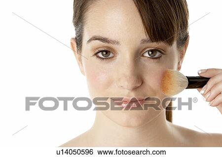 Teenage Girl Applying Make Up View Large Photo Image Stock Photograph - Teenage Girl Applying Make Up. Fotosearch
