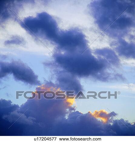Stock Photo - background, grey clouds, clouds, spectacular, sky. Fotosearch