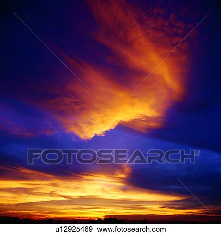 Stock Photo - sunrise, spectacular, sunset, dusk, nightfall, background. Fotosearch
