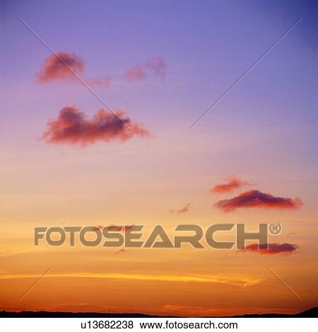 sunset, dusk, background, clouds, sky View Large Photo Image Stock Photo - sunset, dusk, background, clouds, sky. Fotosearch