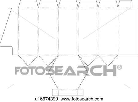 Stock Photo - dotted-line, packing, handicrafts, boxes, packing materials, packing structure. Fotosearch