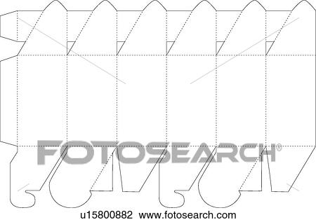 Stock Image - dotted-line, packing materials, packing, handicrafts, boxes, containers. Fotosearch