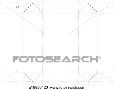 Stock Image - packing materials, dotted-line, packing structure, handicrafts, packing, containers, learning. Fotosearch