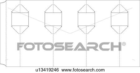 Stock Photograph - packing structure, dotted-line, packing materials, packing, boxes, arts and crafts. Fotosearch