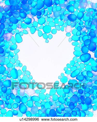 blue frame, stone, decoration, heart shape, frame, decoration View Large Photo Image Stock Photograph - blue frame, stone, decoration, heart shape, frame, decoration. Fotosearch