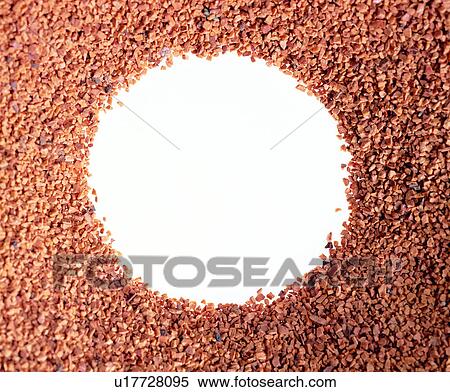 Stock Photography - decoration, coffee, brown frame, round shape, frame, decoration. Fotosearch