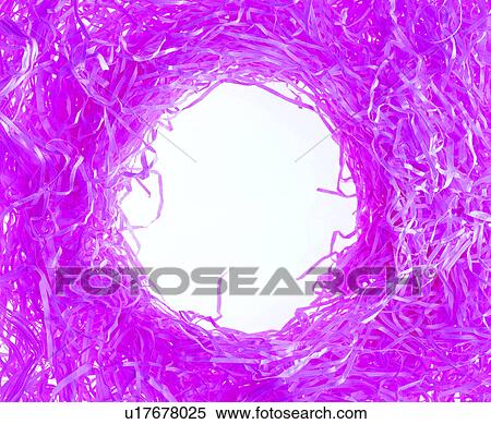 Stock Photography - decoration, round shape, paper, pink frame, decoration. Fotosearch