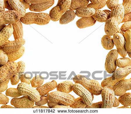 Stock Image - decoration, yellow frame, peanut, frame, decoration, square. Fotosearch