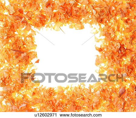 Stock Image - frame, wood, yellow frame, square, decoration, decoration. Fotosearch