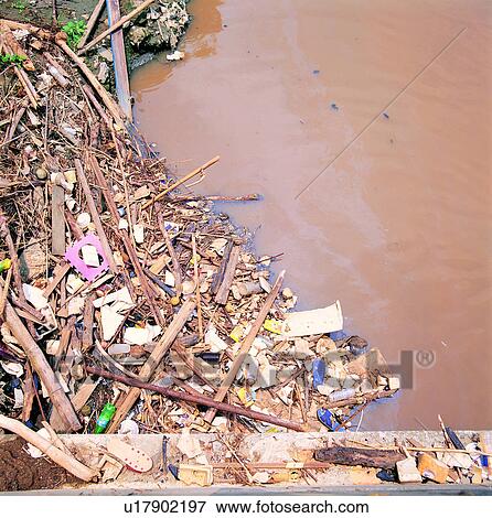Stock Photo - garbage, waste, trash, pollution, refuse, circumstances, scrap heap. Fotosearch