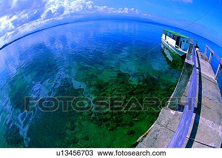 Sea, Vessel, Ocean, Diving Vacation, Blue, Jetty View Large Photo Image Stock Image - Sea, Vessel, Ocean, Diving Vacation, Blue, Jetty. Fotosearch