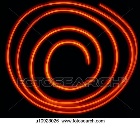 circular, orange, colorful light, line, single line, light View Large Photo Image Stock Photograph - circular, orange, colorful light, line, single line, light. Fotosearch