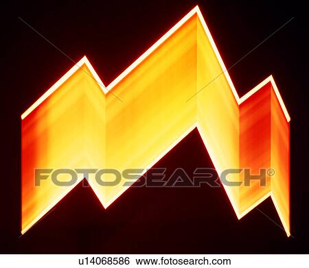 Stock Photograph - light, abstract, yellow, originality, light and shadow, warm colors. Fotosearch