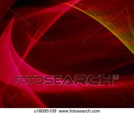 Stock Photo - light, laser light, layer, yellow, abstract. Fotosearch
