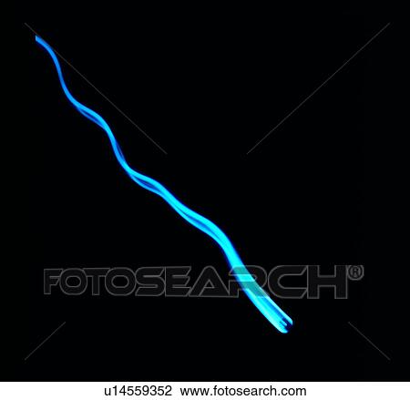 Stock Image - lines, line, colorful light, single line, blue, light. Fotosearch