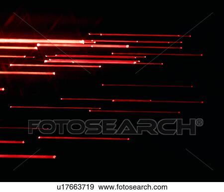 Stock Photo - straight lines, orange, light, warm colors, colorful light. Fotosearch