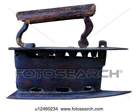 Picture - metal, ancient, old, old, traditional, coal. Fotosearch