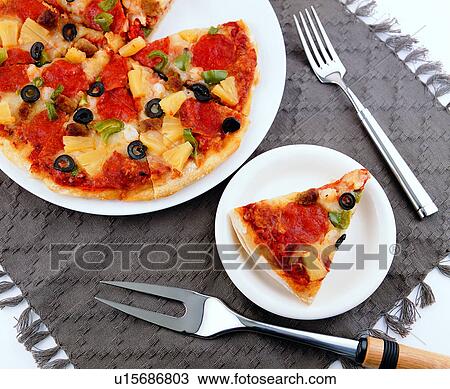 cooking, pizza, cuisine, western food, cook, pineapple, delicious View Large Photo Image Stock Image - cooking, pizza, cuisine, western food, cook, pineapple, delicious. Fotosearch