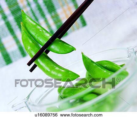 Stock Photograph - delicacies, cuisine, cooking, chopsticks, cold dish, cook, pea. Fotosearch