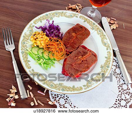delicacies, food, cuisine, corn, cucumber, steak, beverage View Large Photo Image Stock Photograph - delicacies, food, cuisine, corn, cucumber, steak, beverage. Fotosearch